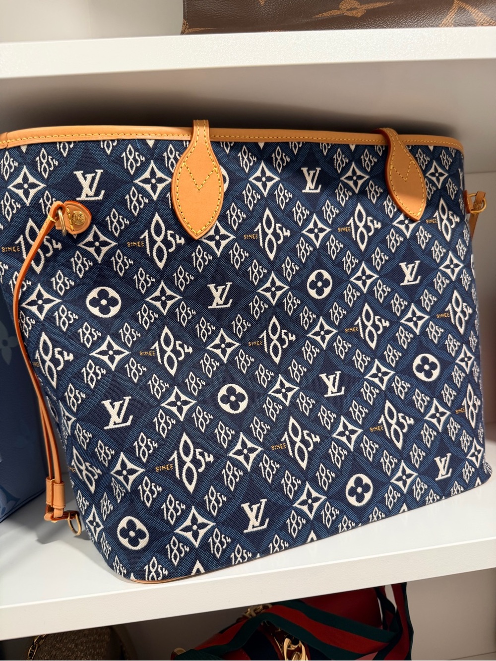 Louis Vuitton Neverfull MM 1854 Bleu